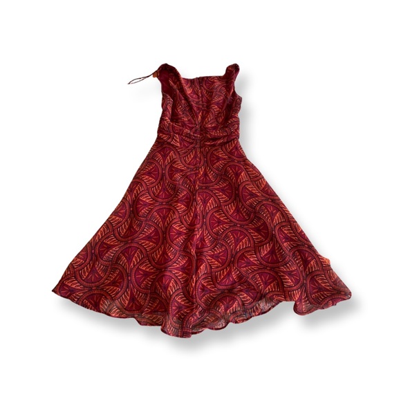 Dress Barn Red and Black Aztec Dress - Picture 3 of 4